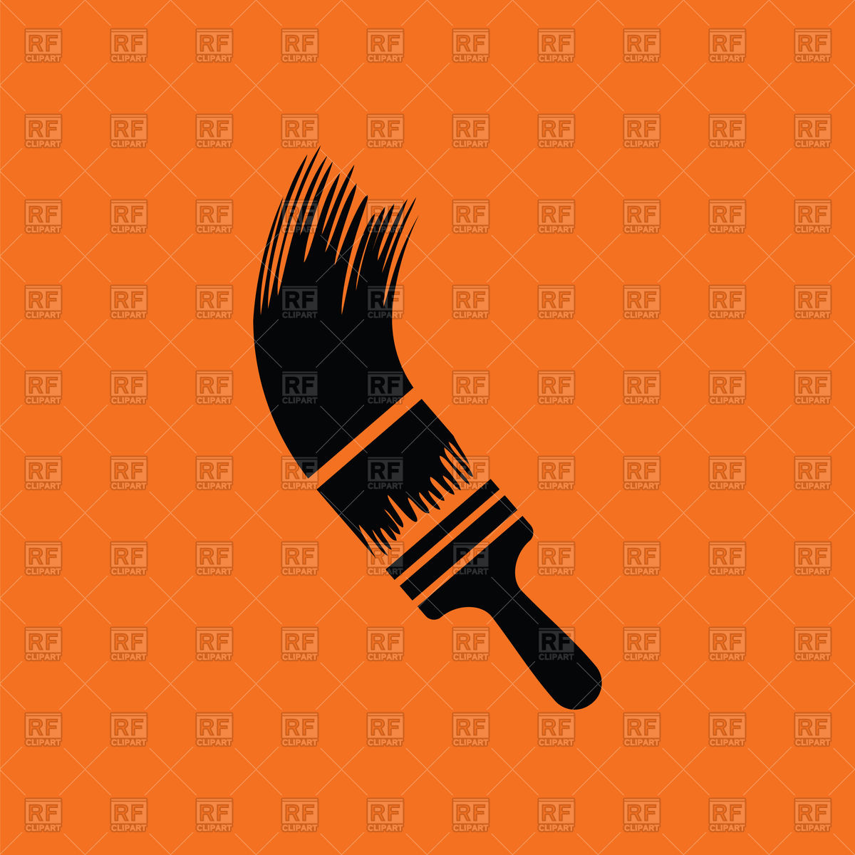 1200x1200 Paint Brush Icon Vector Image Of Signs, Symbols, Maps Angelp