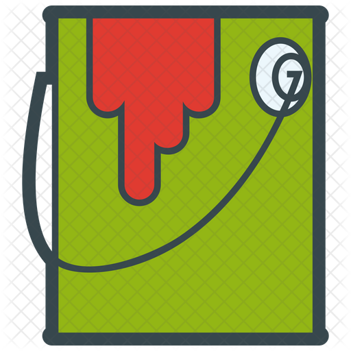 512x512 Paint Can Icon Of Colored Outline Style