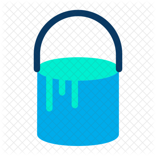 512x512 Paint Can Icon Of Flat Style
