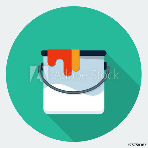 500x500 Vector Paint Can Icon