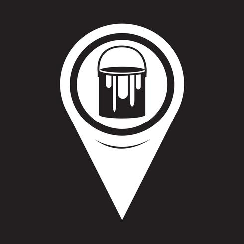 490x490 Map Pointer Paint Can Icon