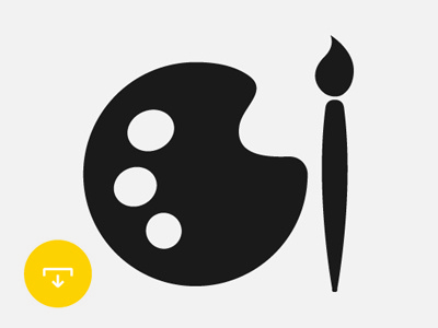 400x300 Paint Icon Vector