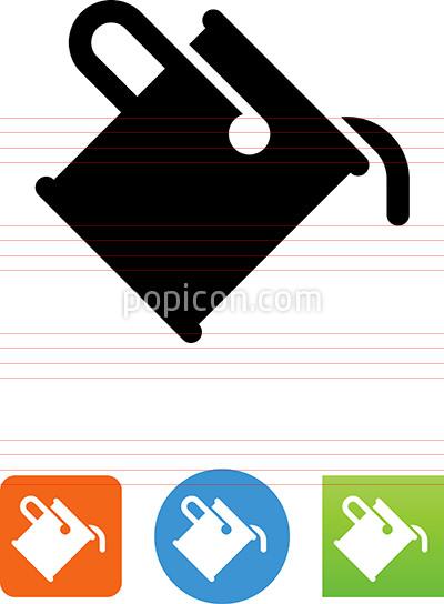 400x544 Vector Paint Bucket Pouring Paint Icon