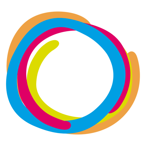 512x512 Colorful Paint Rings Icon