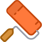 170x170 Paint Roller Improvement Png Icon