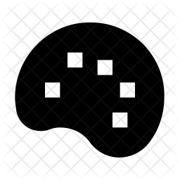 256x256 Paint Palette Icon Of Glyph Style