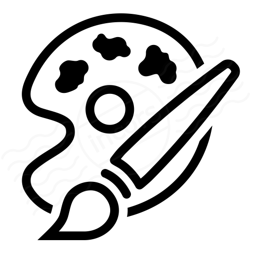 512x512 Iconexperience I Collection Painters Palette Brush Icon