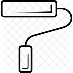 256x256 Paint Roller Icon Of Line Style