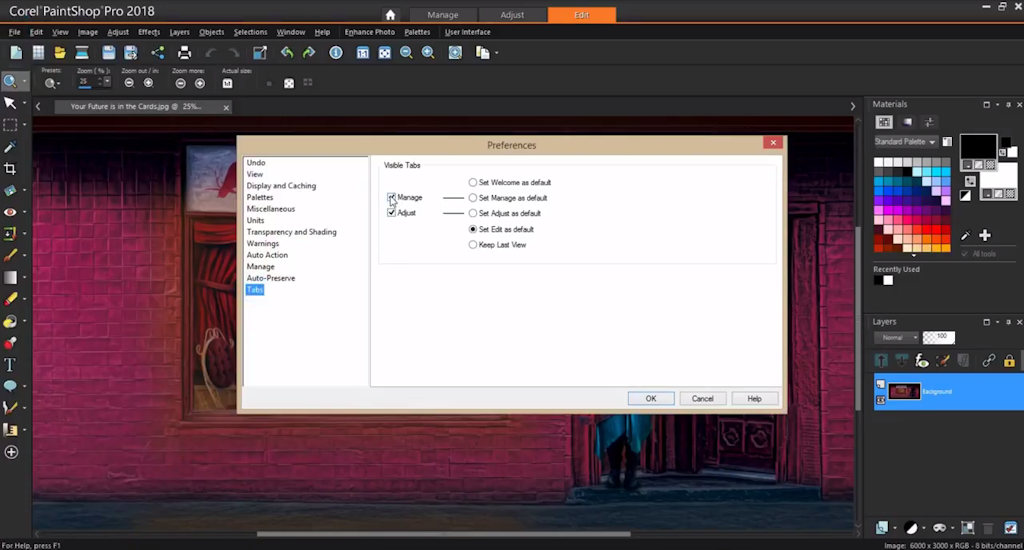 1024x550 Introducing New Paintshop Pro Workspaces