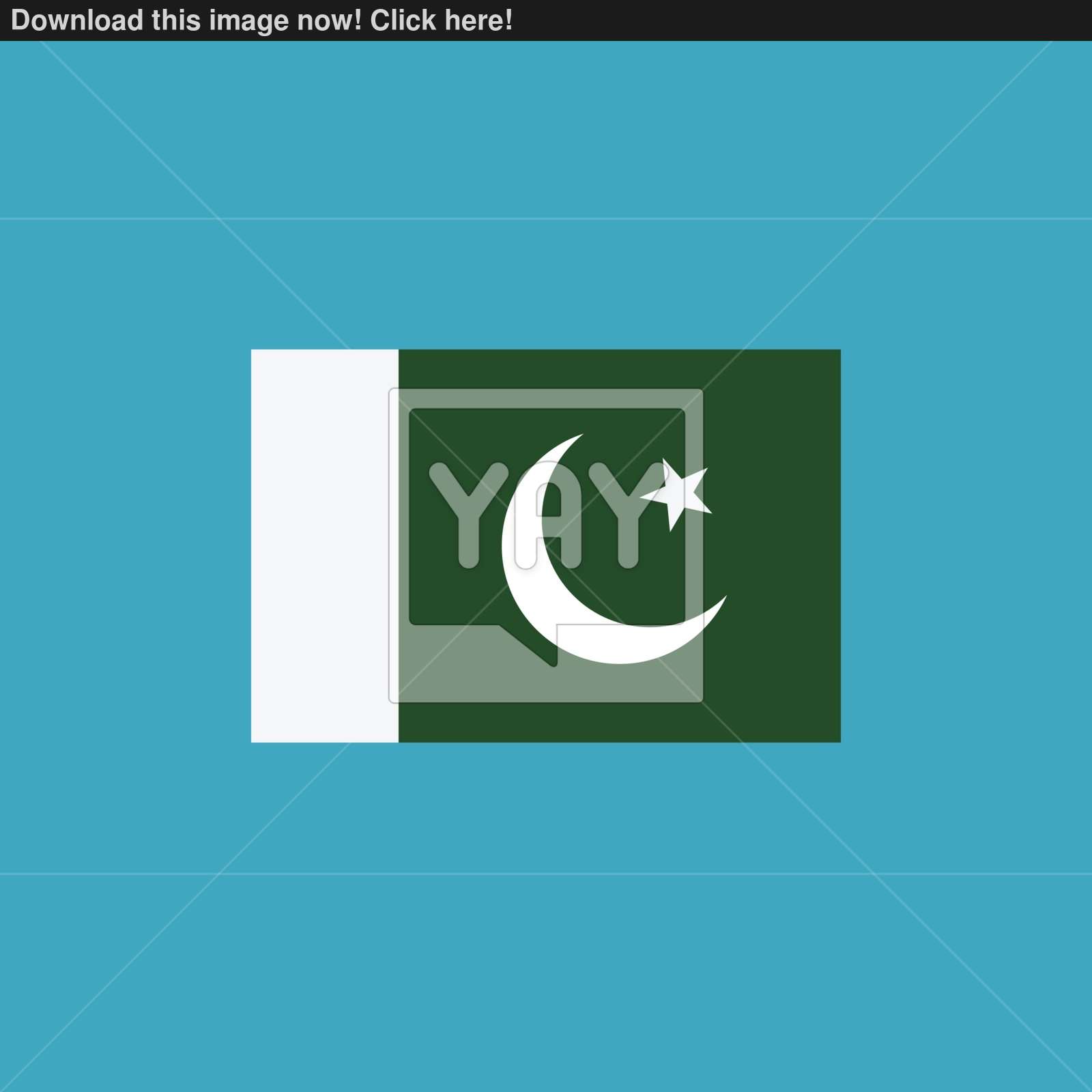 1600x1600 Pakistan Flag Icon In Flat Design Vector