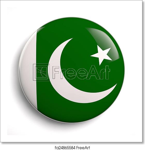 561x581 Free Art Print Of Pakistan Flag Pakistani Flag Icon On White