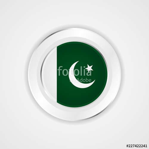 500x500 Pakistan Flag In Glossy Vector Icon Stock Image And Royalty Free
