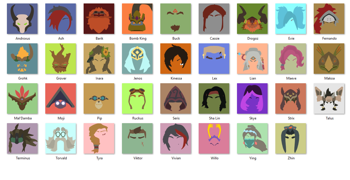 1214x627 Paladins Champions Done In Style Of The Overwatch Player Icons