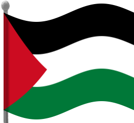 263x242 Png Download Clipart Palestine Flag