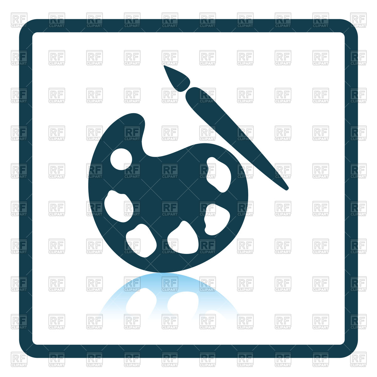 1200x1200 Icon Of School Palette Vector Image Of Signs, Symbols, Maps