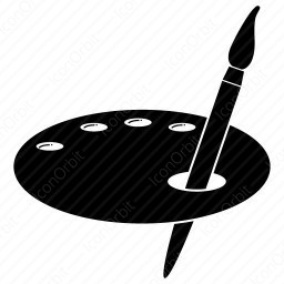 256x256 Brush Palette Icon