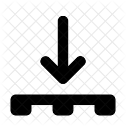 256x256 Pallet Icon Of Glyph Style