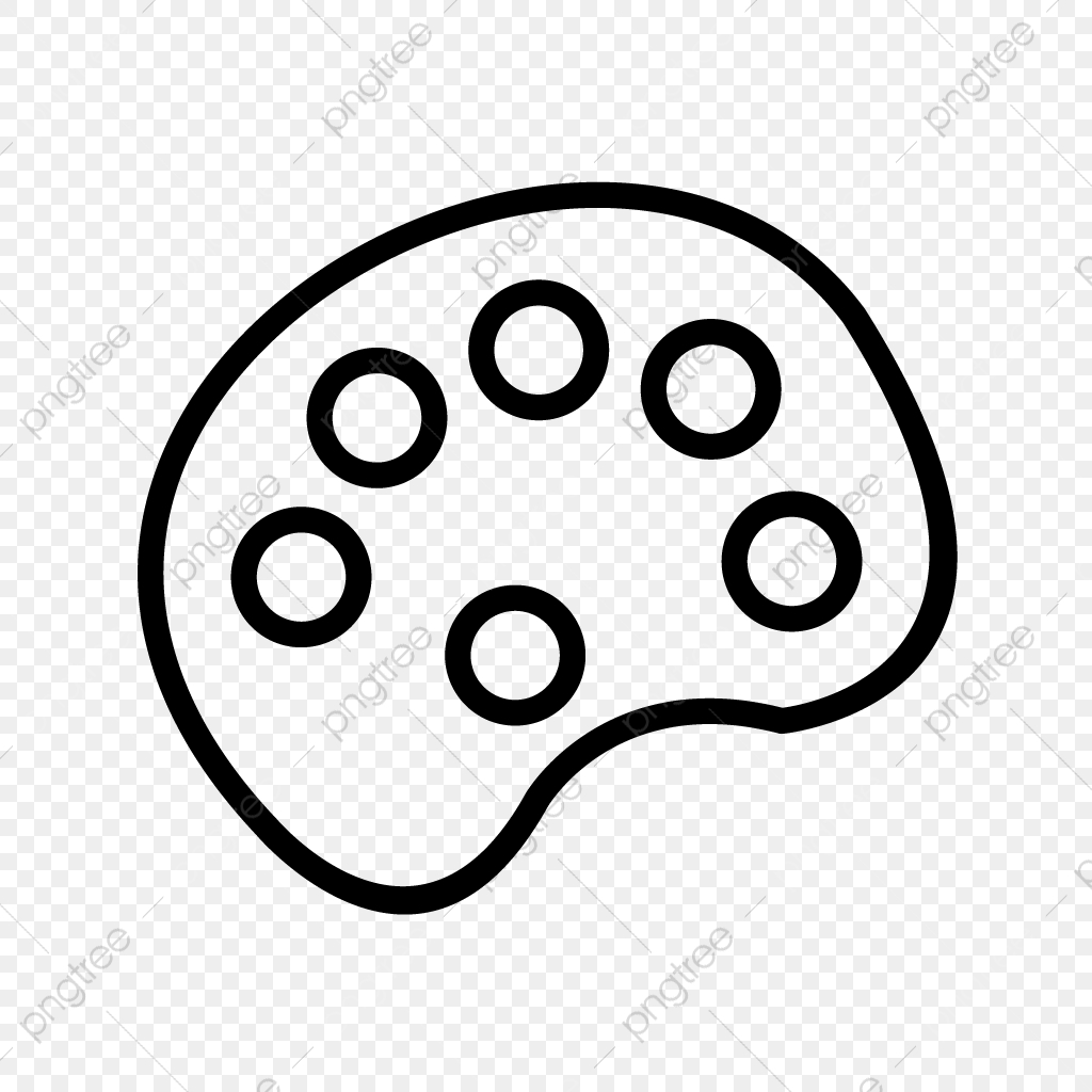 1024x1024 Vector Color Pallet Icon, Color Pallete, Color, Drawing Png