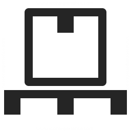 256x256 Wooden Pallet Box Icon Iconexperience