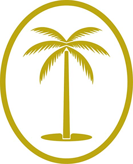 466x574 Cute Simple Tropical Island Palm Tree Cartoon Icon