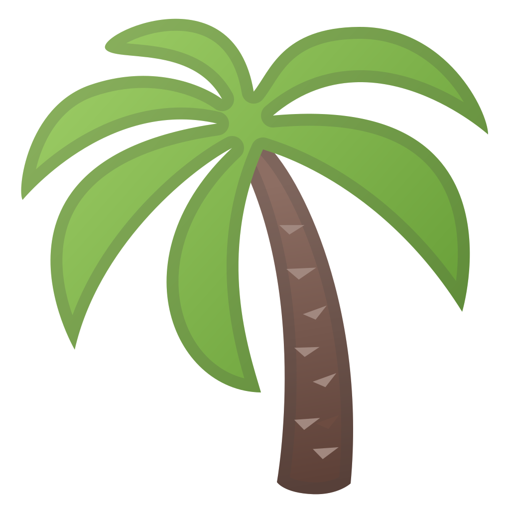 1024x1024 Palm Tree Icon Noto Emoji Animals Nature Iconset Google