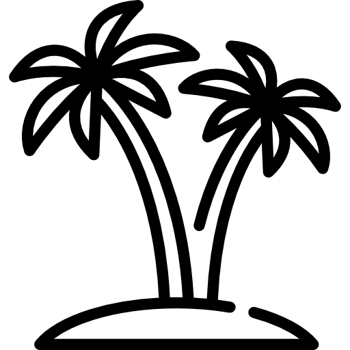 512x512 Palm Tree Free Vector Icons Designed