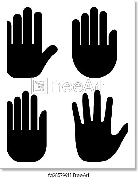 450x580 Free Art Print Of Hand Palm Icon Hand Palms Icons Set Freeart