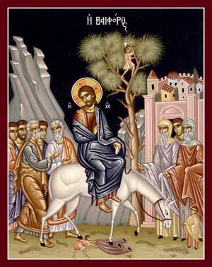 300x378 Palm Sunday Icon St Tikhon's Bookstore Press