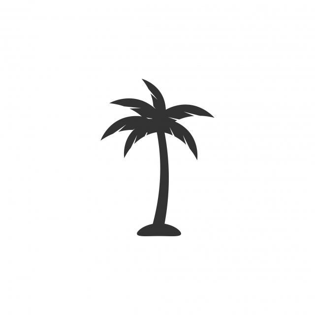 640x640 Palm Tree Icon Design Template Vector Isolated, Beach, Tree, Palm
