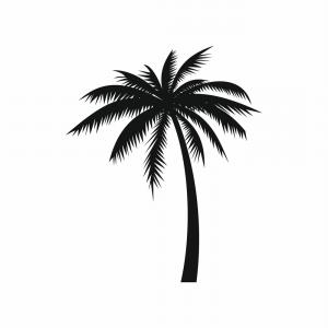 300x300 Three Coconut Palm Trees Icon Simple Style Vector Newwaysys
