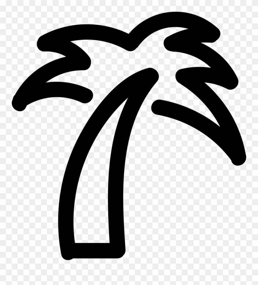 880x973 Palm Tree Icon Png