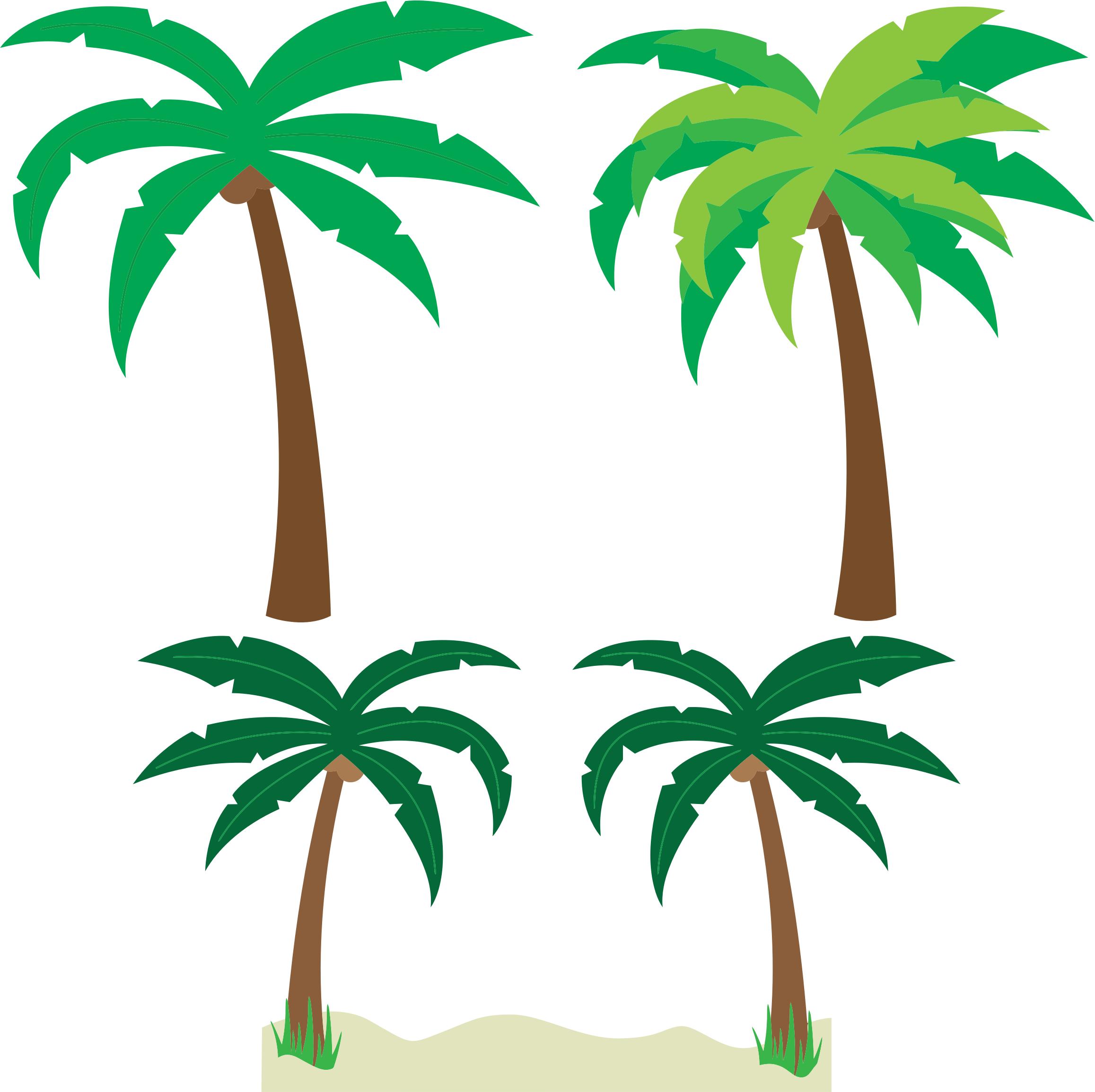 2315x2309 Palm Trees Icons Png
