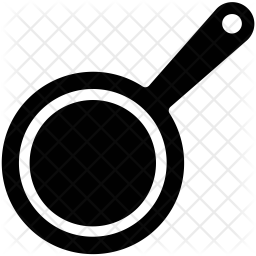 256x256 Frying Pan Icon Of Glyph Style