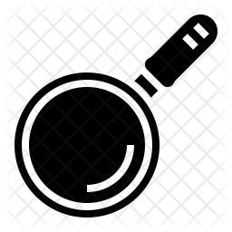 256x256 Pan Icon Of Glyph Style