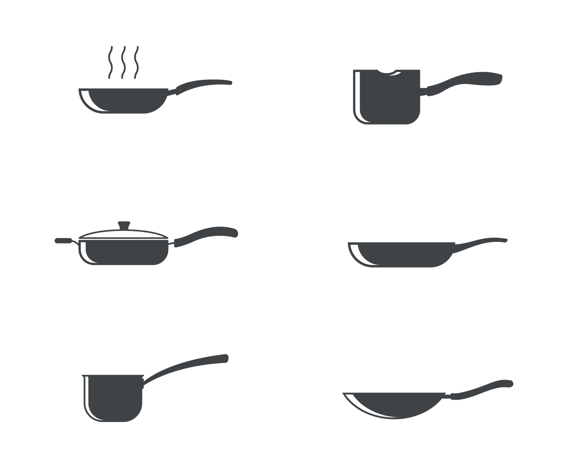 1136x936 Silhouette Pan Icon Logo Vector Vector Art Graphics