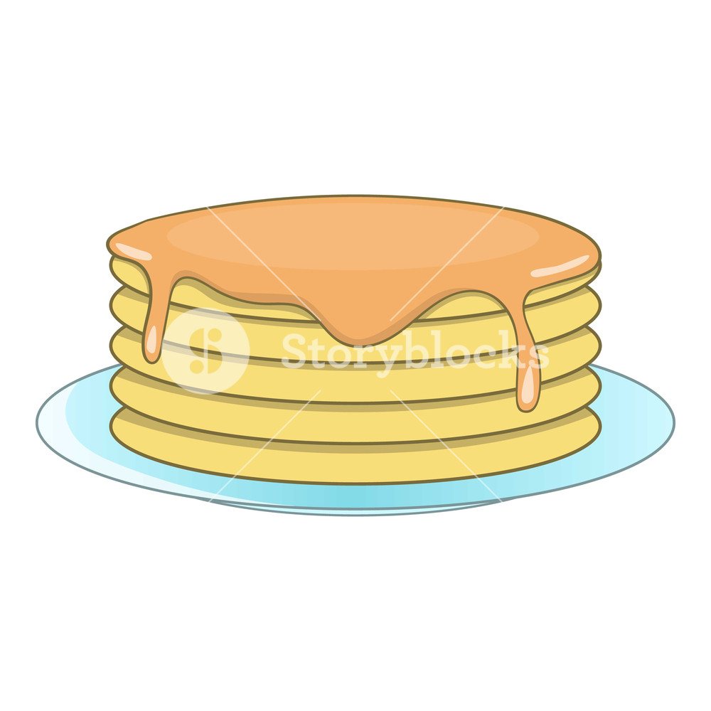 1000x1000 Stack Of Pancakes Icon Cartoon Illustration Of Stack Of Pancakes