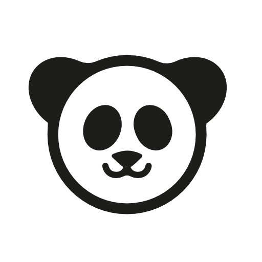 512x512 Panda Bear Vector Icon