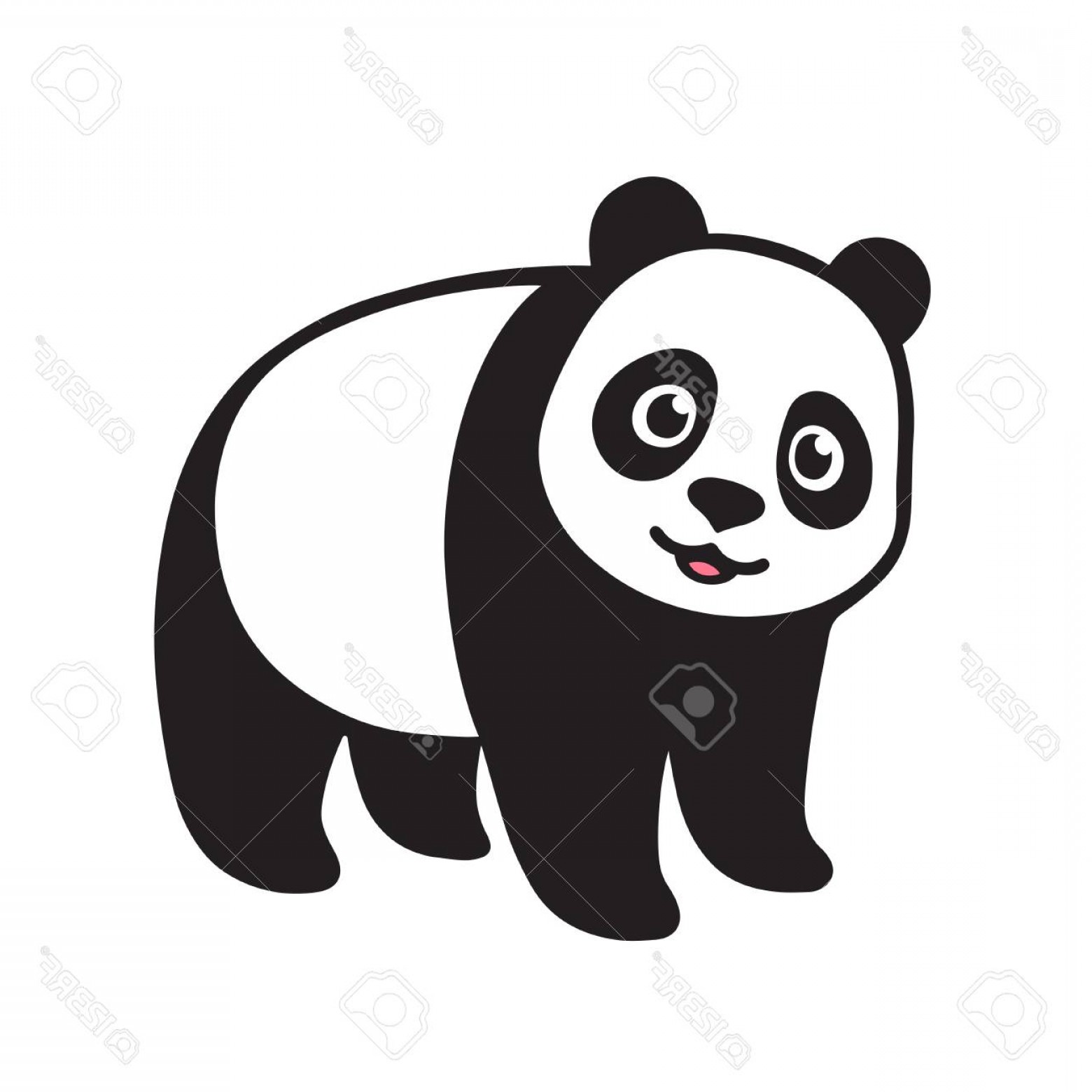 Panda Bear Icon at Vectorified.com | Collection of Panda Bear Icon free ...