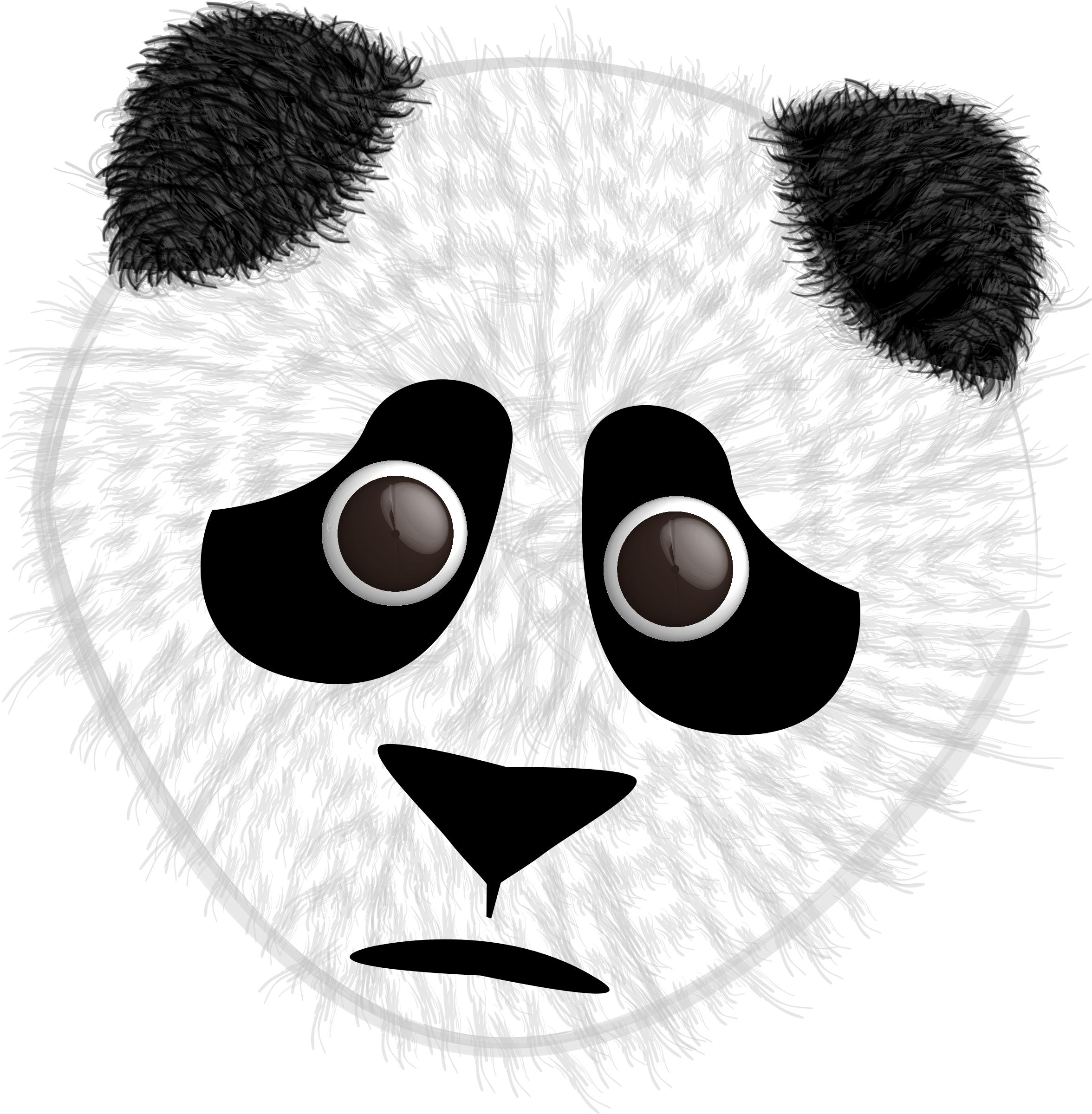 2352x2400 Fuzzy Panda Bear Icons Png