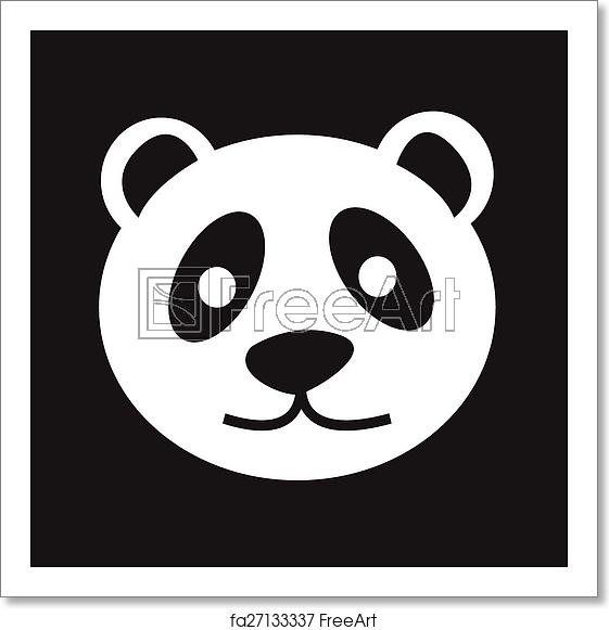 561x581 Free Art Print Of Panda Icon Freeart