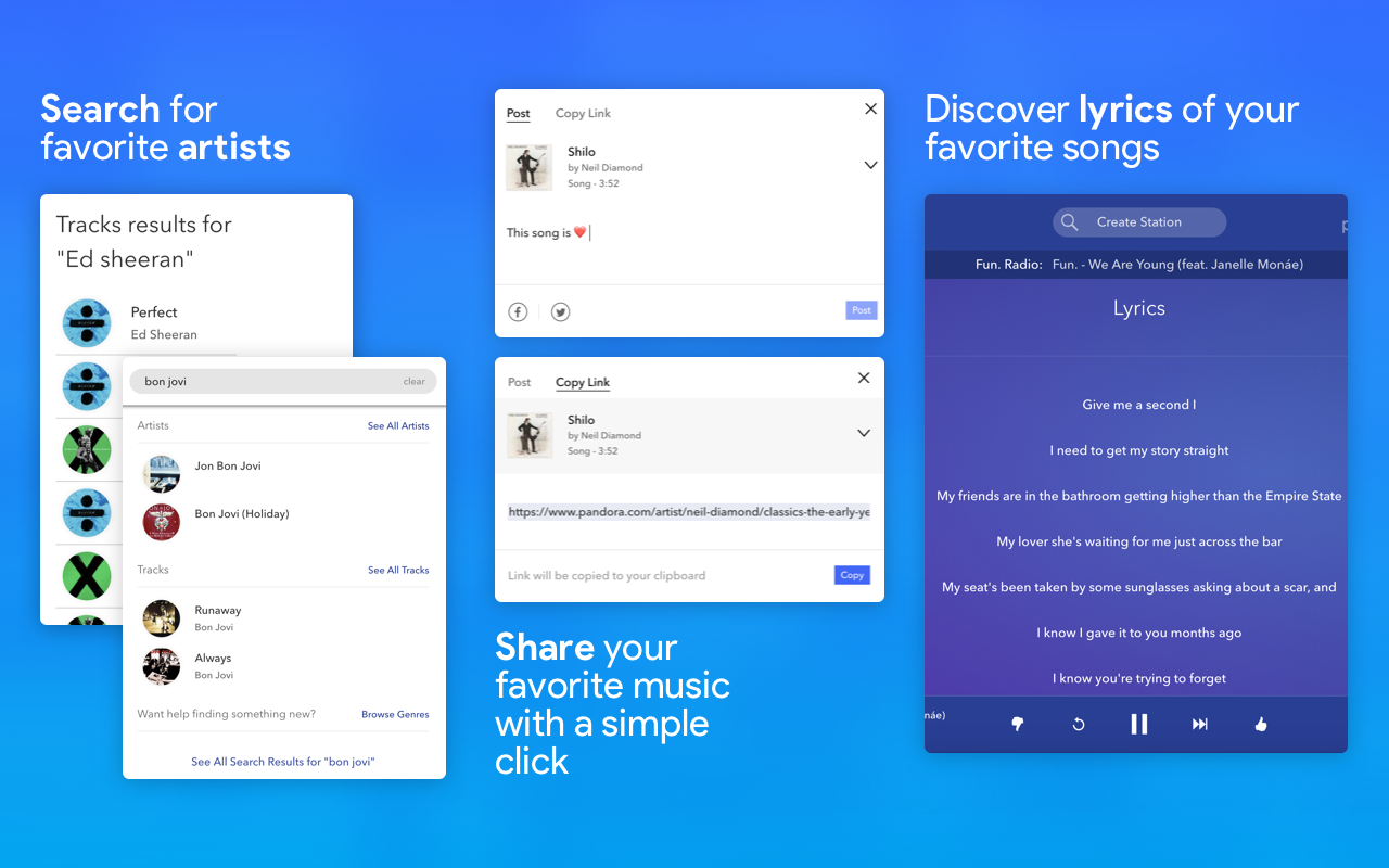 1280x800 Pandora Radio For Mac