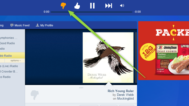 800x450 Stick To The Thumbs Down Button In Pandora To Get A Better Variety