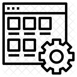 256x256 Control Panel Icon Of Line Style