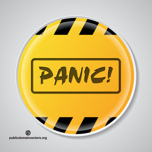 500x500 Panic Button Vector Icon