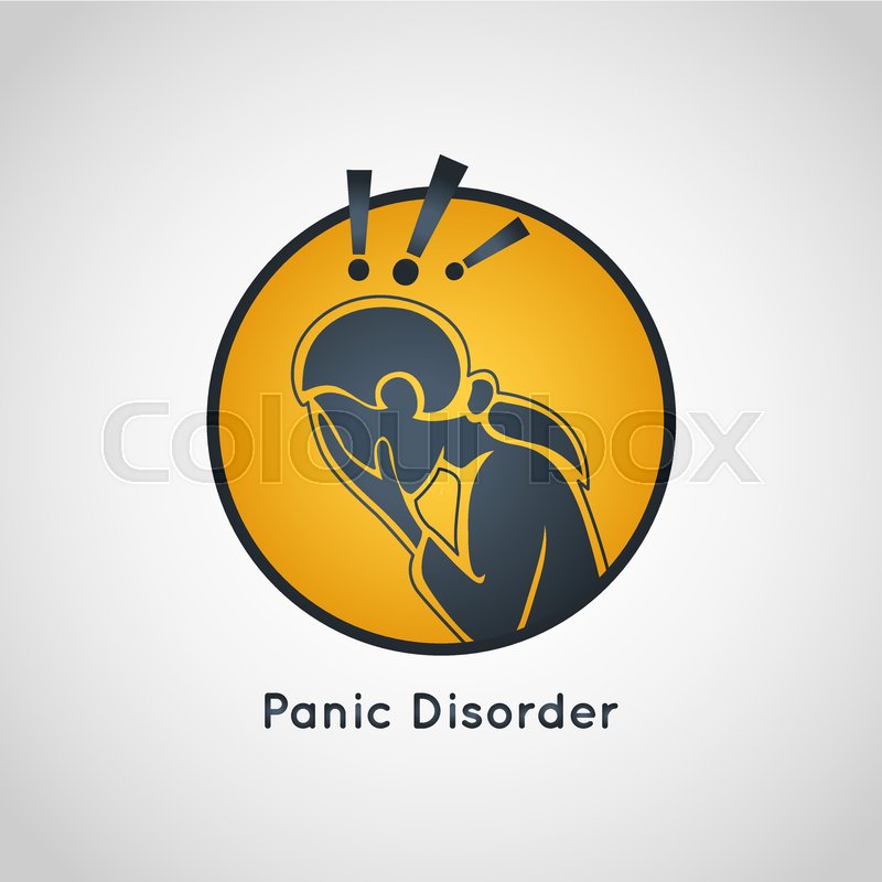 800x800 Panic Disorder Vector Icon Stock Vector Colourbox