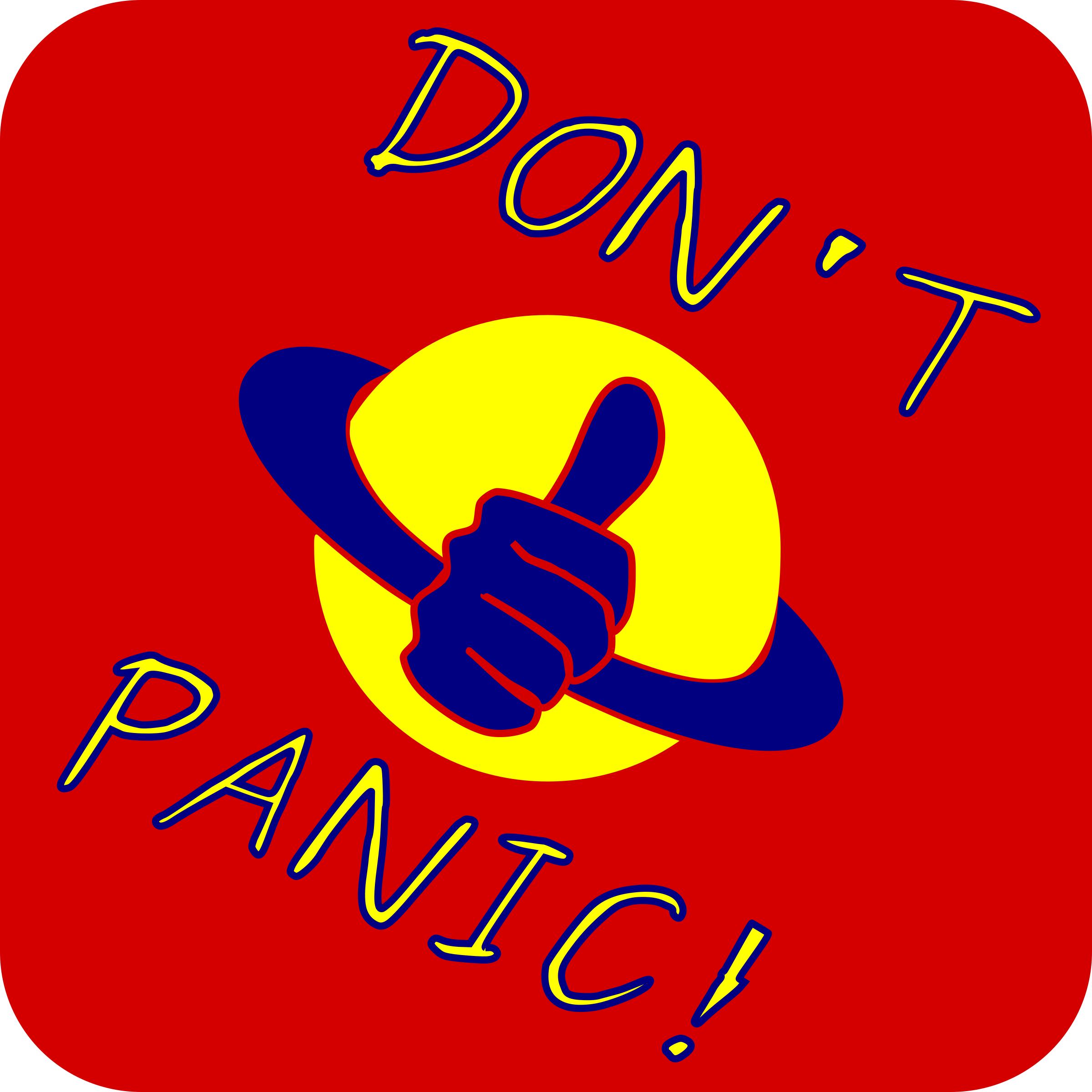 2400x2400 Don't Panic Icons Png