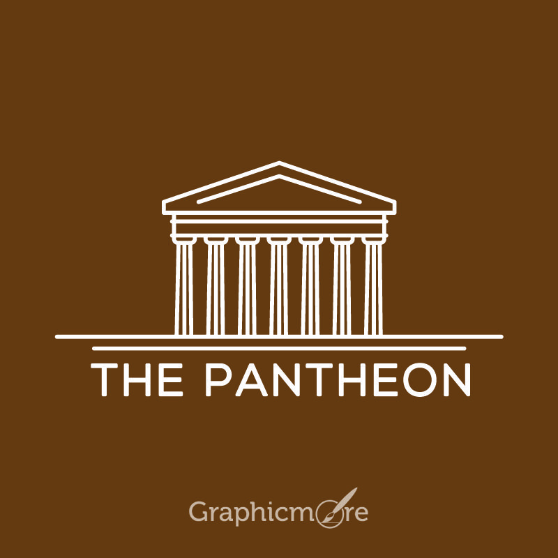 800x800 The Pantheon Italy Free Vector