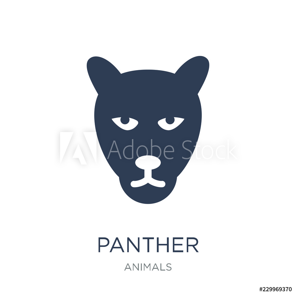1000x1000 Fotografie, Obraz Panther Icon Posters Cz