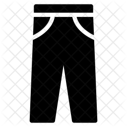 256x256 Pants Icon Of Glyph Style