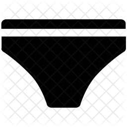 256x256 Panty Icon Of Glyph Style
